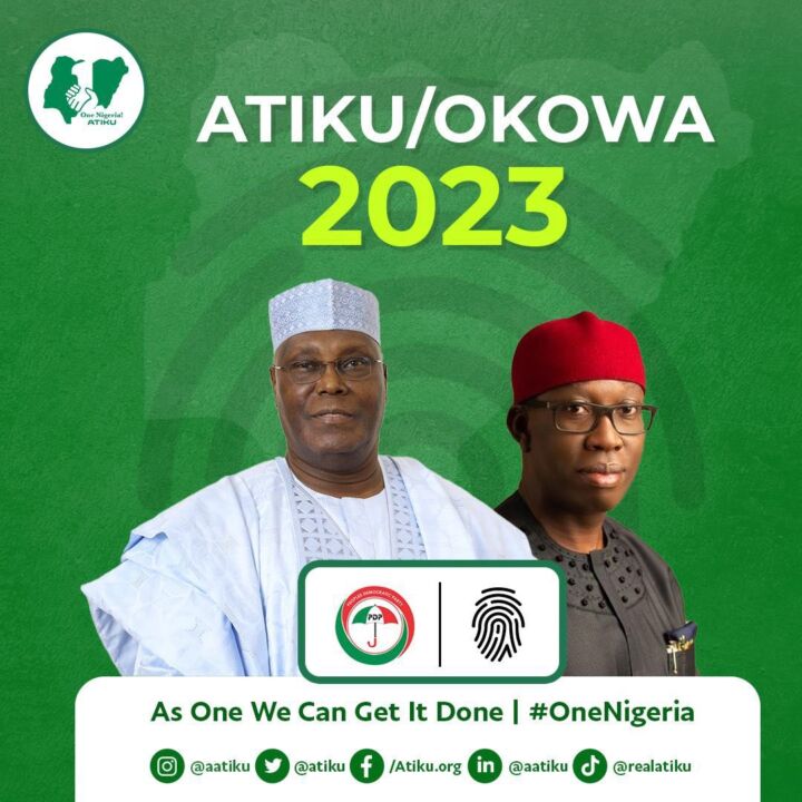 Atiku/Okowa for 2023 PDP Presidential Race