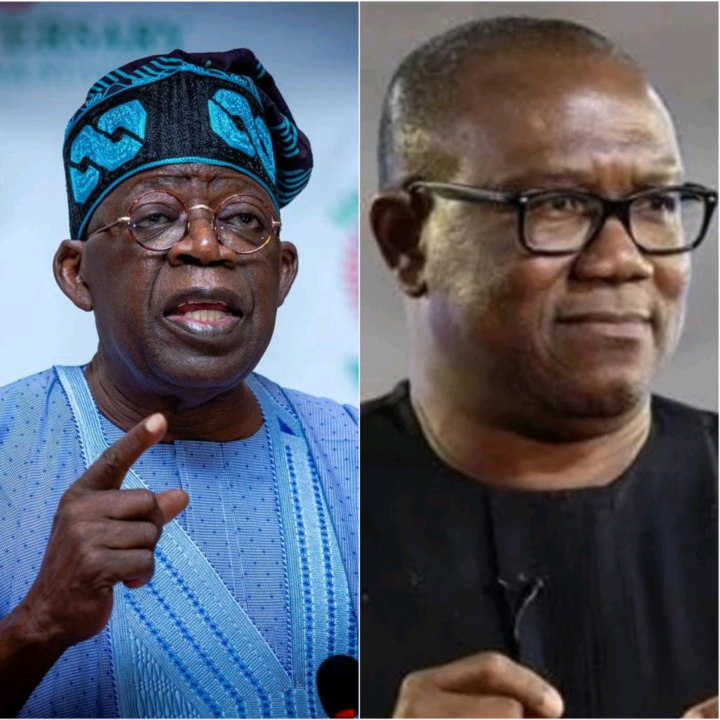 Bola Tinubu and Peter Obi