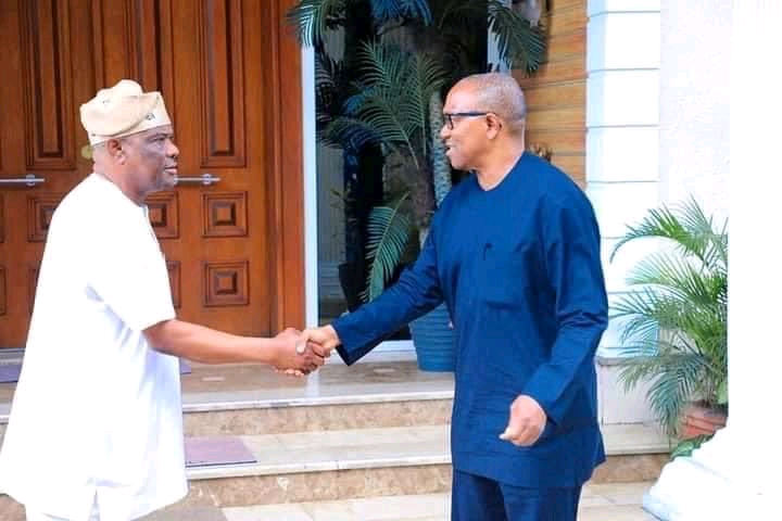 Presidential candidate of the Labour Party, Peter Obi and Rivers State Governor, Nyesom Wike