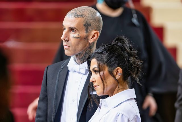 Travis Barker and Kourtney Kardashian