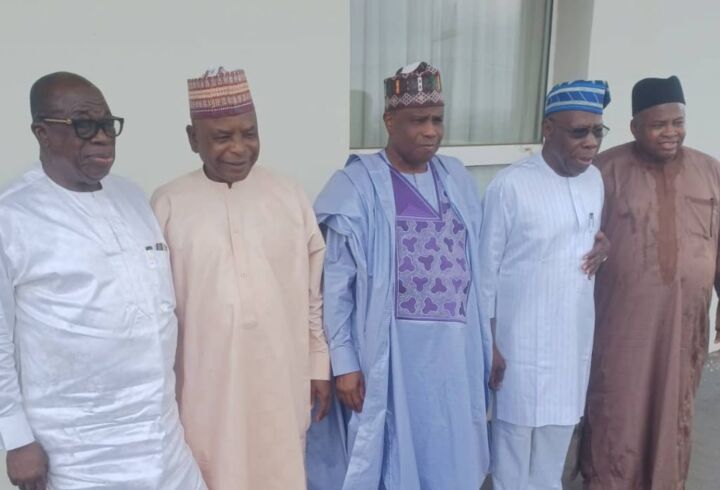 Aminu Tambuwal visits Olusegun Obasanjo