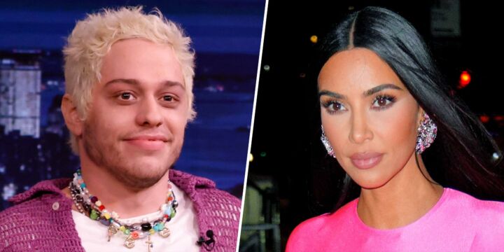 Pete Davidson and Kim Kardashian