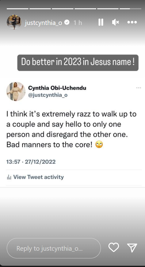 It Is Rude To Greet One Person And Disregard The Other – Cynthia Obi-Uchendu 2 Cynthia Obi-Uchendu