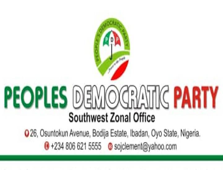Peoples Democratic Party (PDP) Southwest Zone