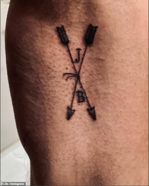 Jennifer Lopez, Husband Unveil Complementary Tattoos On Valentine’s Day 2 Jennifer Lopez and husband, Ben Affleck