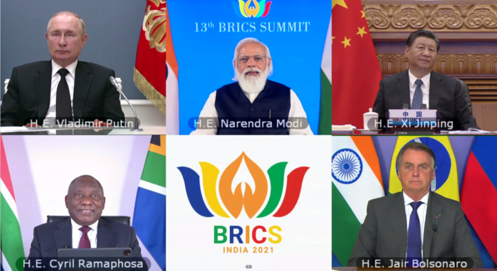 13th BRICS Summit with Presidents of Brasil, Russia, India, China, and South Africa in Attendance