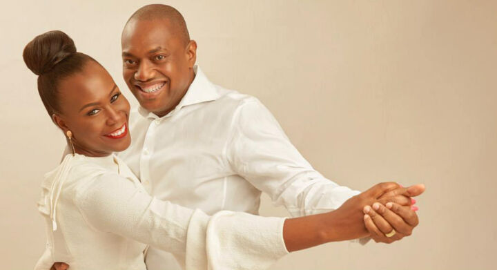 Fela Durotoye and his wife