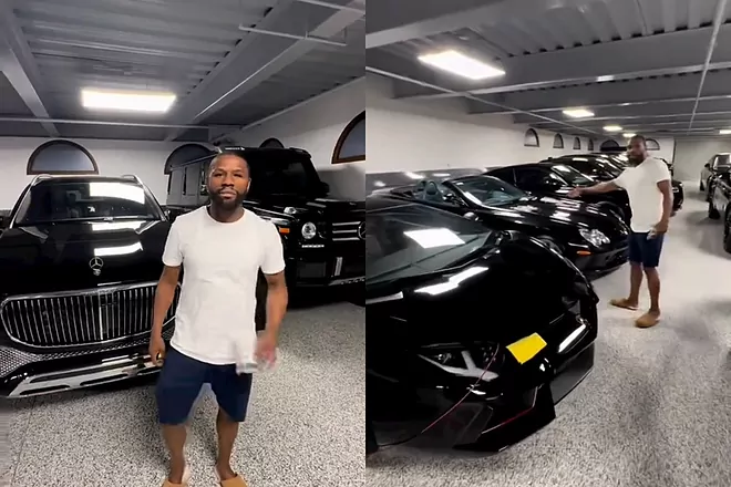 Floyd Mayweather Flaunts His Luxury Cars On Instagram 2 Floyd Mayweather