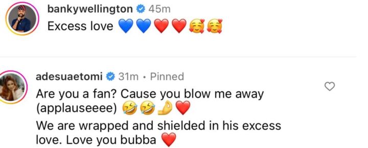 Excess Love Remains Intact Between Adesua And I – Banky W 1 Adesua and Banky W