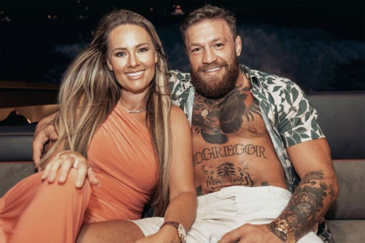 Conor McGregor and his wife