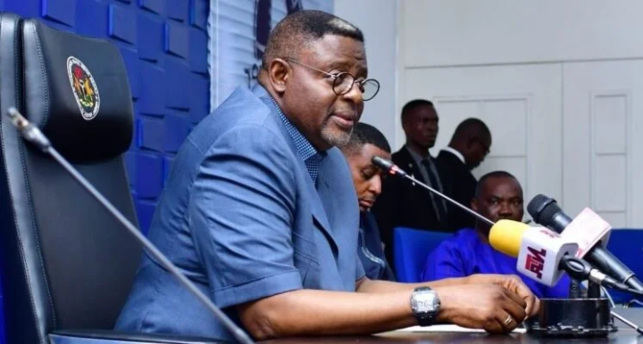 Governor Otu offsets medical bills of family injured in gas explosion 1 Governor Bassey Otu