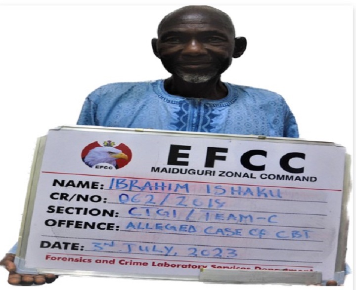 Man Charged by EFCC for N12m Inheritance Scam in Maiduguri 1 Ibrahim Ishaku