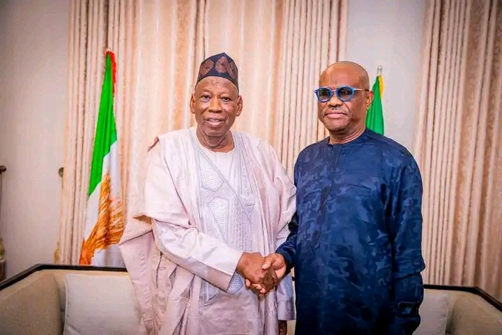 Nyesom Wike and Abdullahi Ganduje