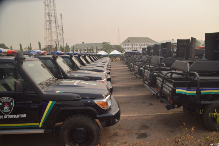Commissioning of Nigeria Police Force Truck Vehicles