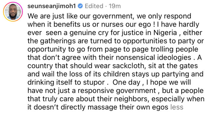 Same Youths That Demanded Justice For Mohbad Are Quiet About Kidnapped Kids In Abuja – Sean Jimoh 3 Sean Jimoh