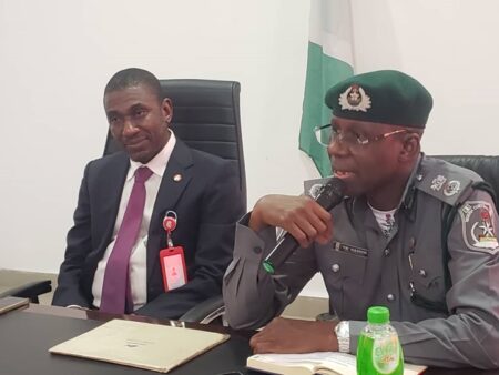 Customs Area 1 Command PH Comptroller and His EFCC Counterpart