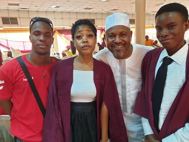 Saheed Balogun and his family