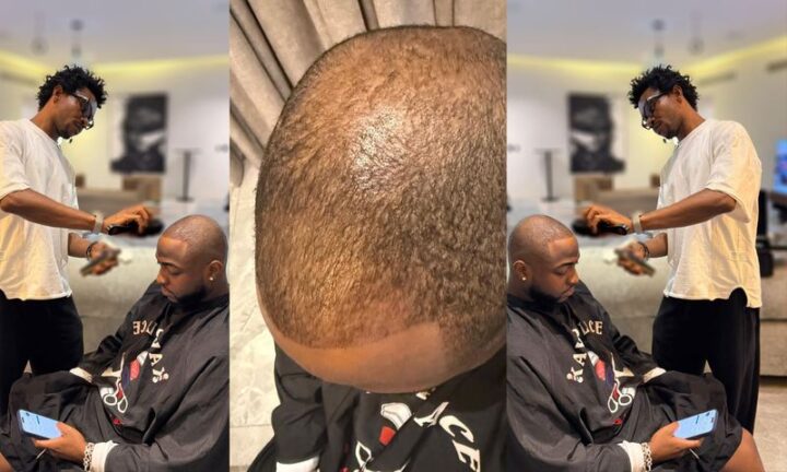 Davido and his barber