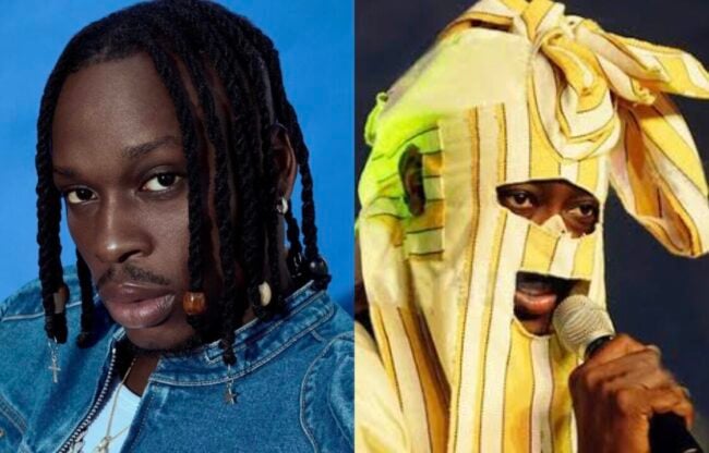 Lagbaja Makes Rare Appearance At Fireboy's Toronto Concert 1 Fireboy and Lagbaja