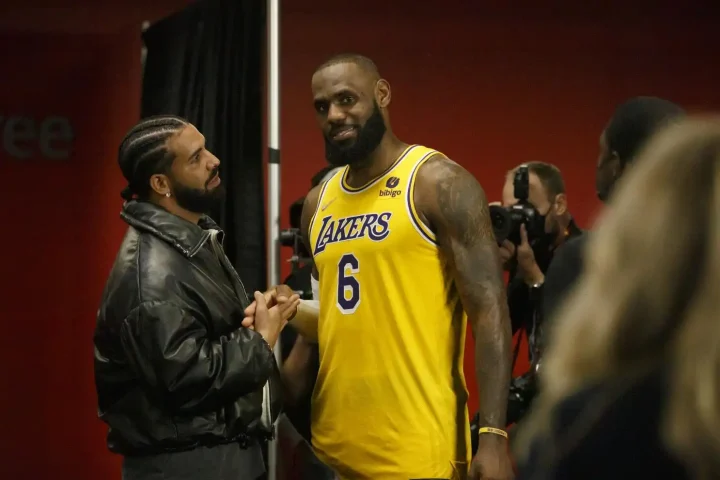 Drake and Lebron James