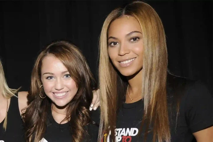 Beyoncé's Bracelet Gets Me Out Of Difficult Situations - Miley Cyrus 1 Beyoncé and Miley Cyrus