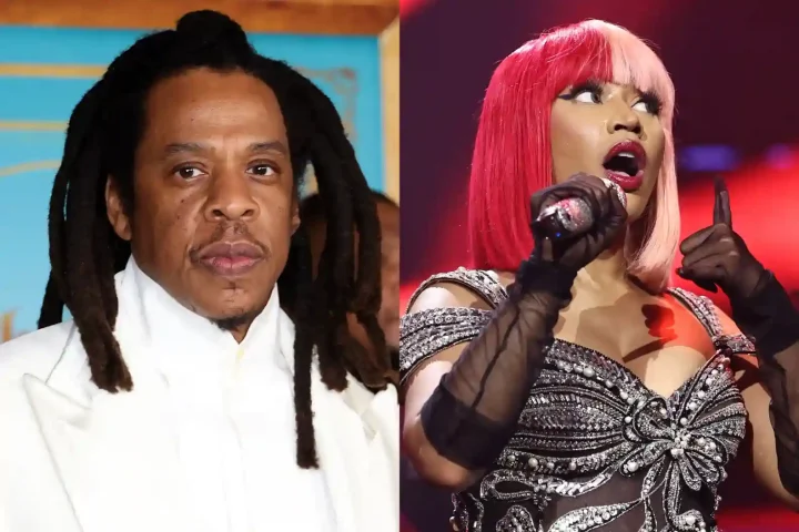 Nicki Minaj and Jay-Z 