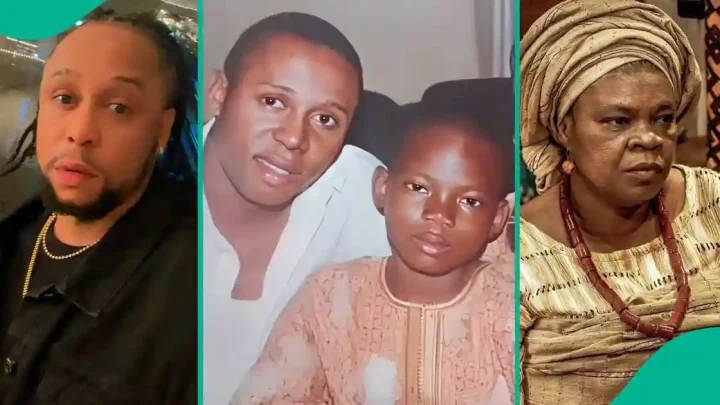 Sunkanmi Omobolanle Mourns Peju Ogunmola's Son 1 Sunkanmi Omobolanle and Peju Ogunmola