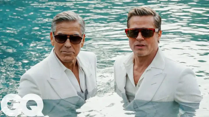 Brad Pitt and George Clooney