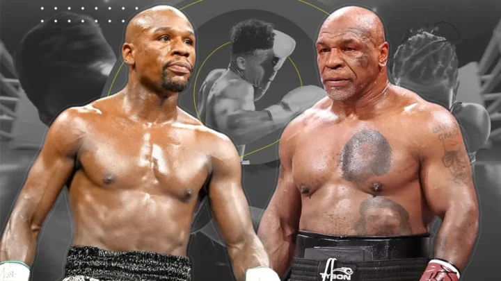 Mike Tyson and Floyd Mayweather