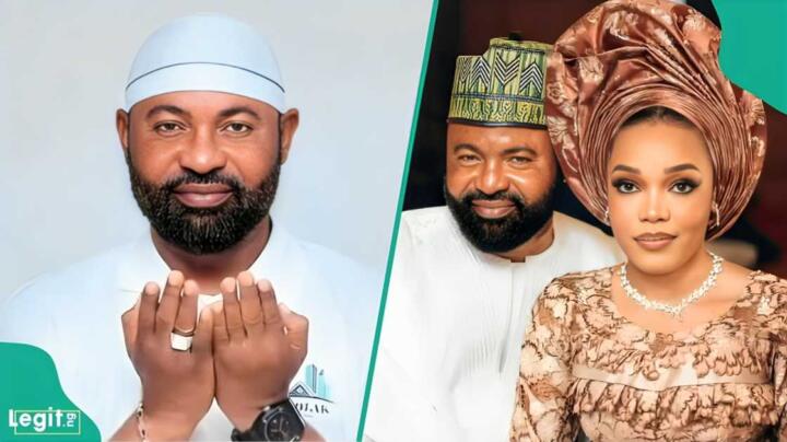 Akin Olaiya and his wife