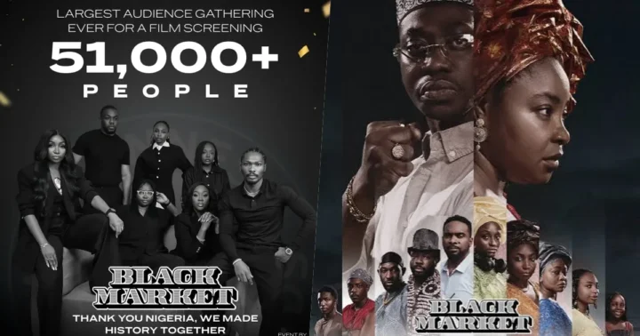 Nollywood Movie “Black Market” Breaks Guinness World Record Nollywood Movie “Black Market” Breaks Guinness World Record